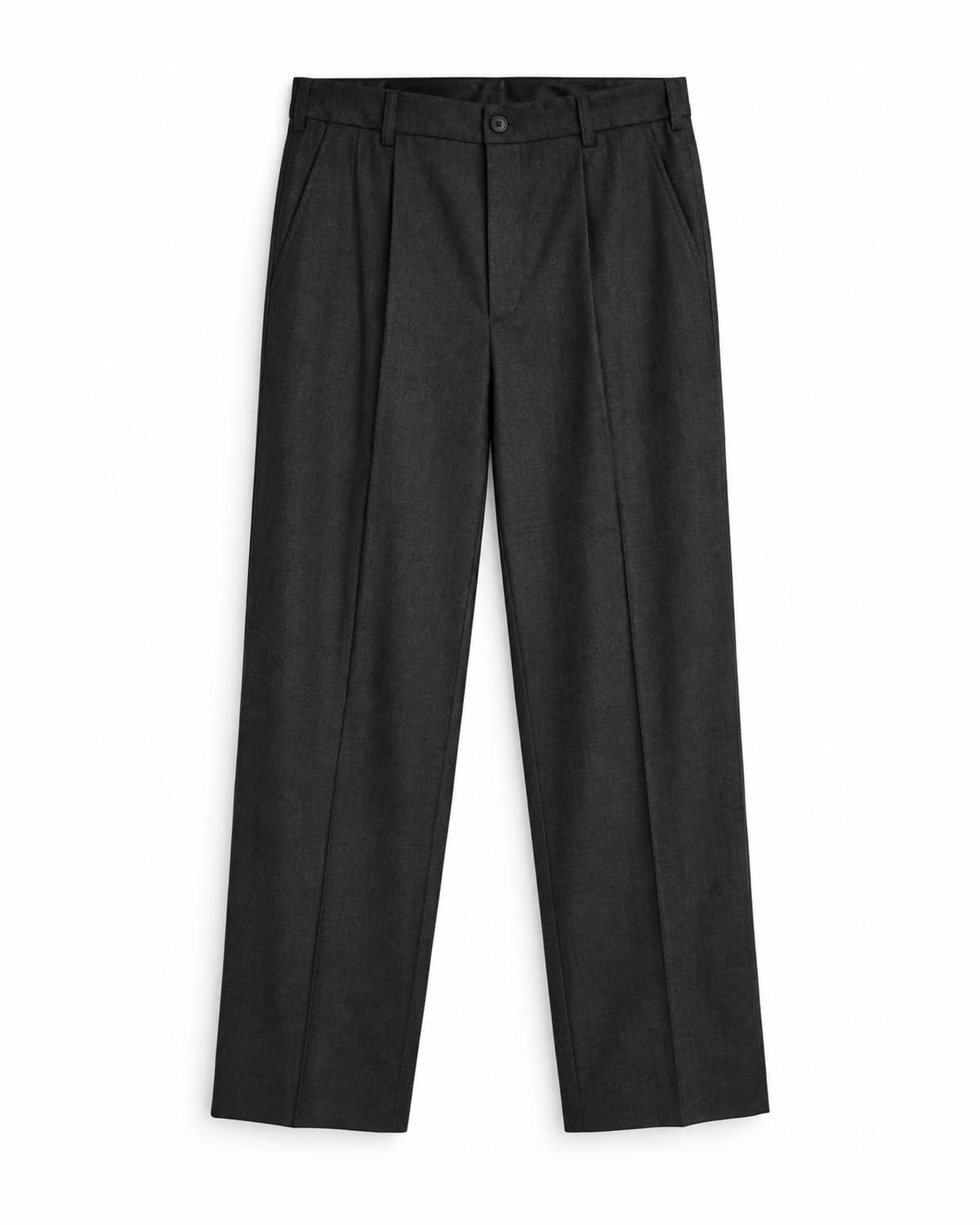 Double Pleat Pintuck Trousers