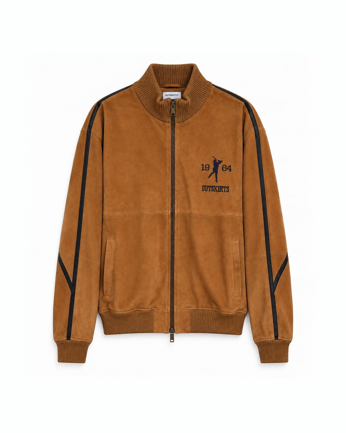 Suede Warm-Up Jacket